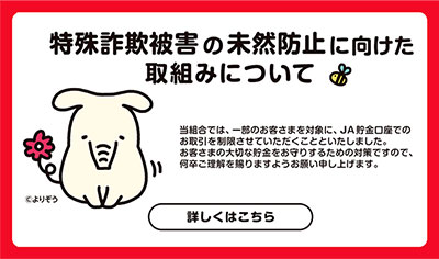 特殊詐欺被害の未然防止に向けた取り組みについて